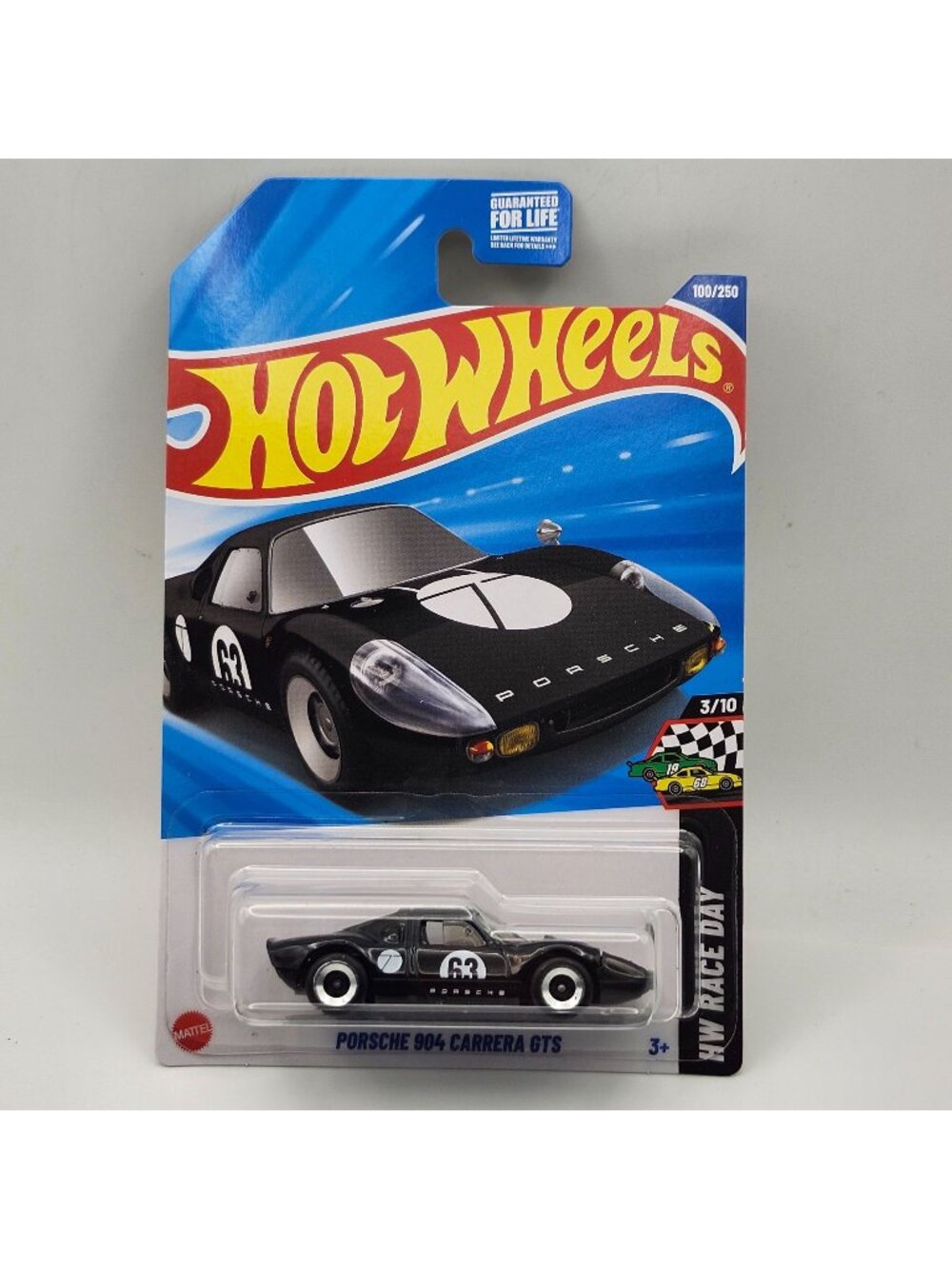 Hot Wheels Porsche 904 Carrera GTS Black 2025 HW Race Day 3/10 100/250